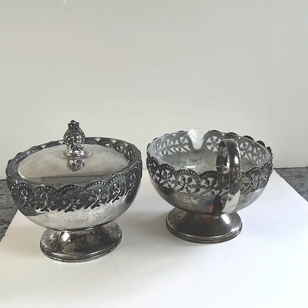 Vintage Celtic Quality Plate Made in England sugar and creamer set - Picture 7 of 12